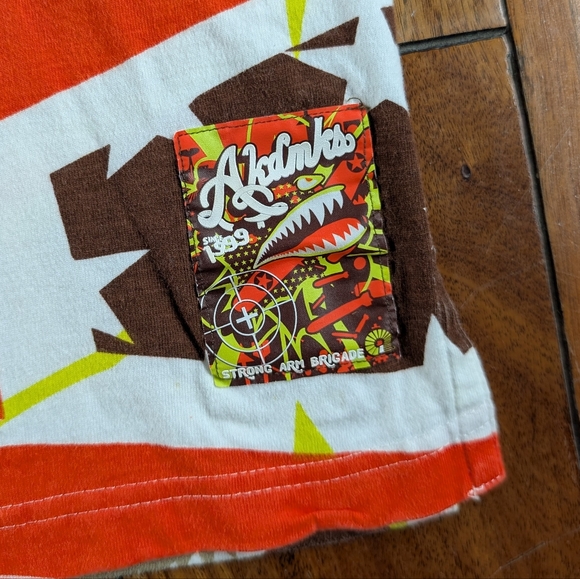 Akademiks Strong Arm Brigade AOP T-shirt (2X) - Picture 4 of 8